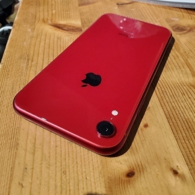 iPhone XR 128GB レッド SIMフリー バッテリー86%