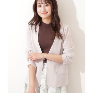 エヌナチュラルビューティーベーシック(N.Natural beauty basic)のナチュラルビューティーベーシック　ノーカラージャケット(ノーカラージャケット)