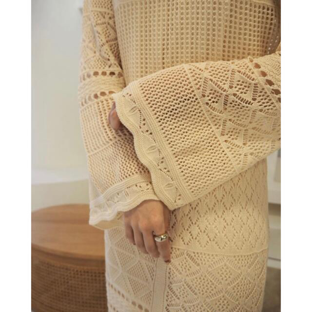 Acka original openwork knit one-piece 新しい www.gold-and-wood.com