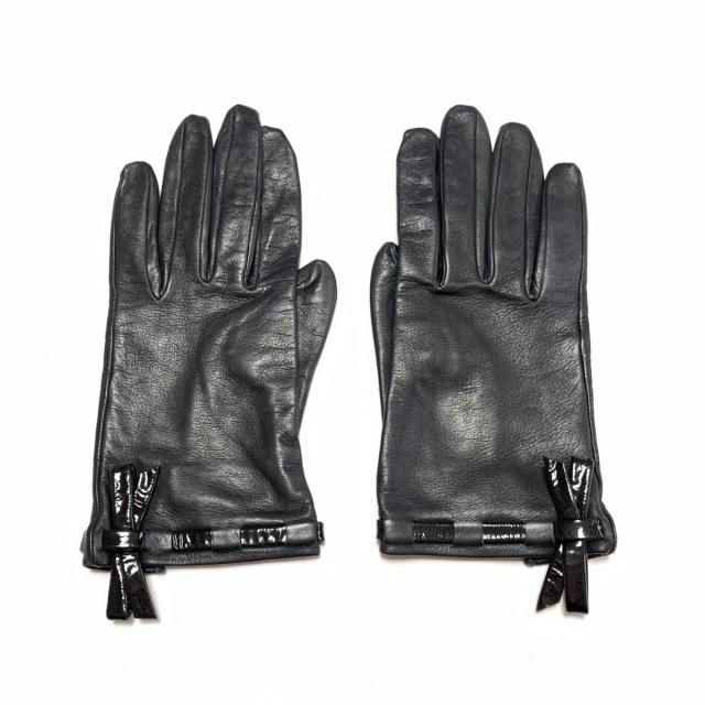 CHANEL(シャネル)のCHANEL(シャネル) 手袋 レディース - 黒 レディースのファッション小物(手袋)の商品写真
