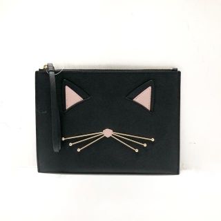 ケイトスペードニューヨーク(kate spade new york)のケイトスペード クラッチバッグ美品  -(クラッチバッグ)