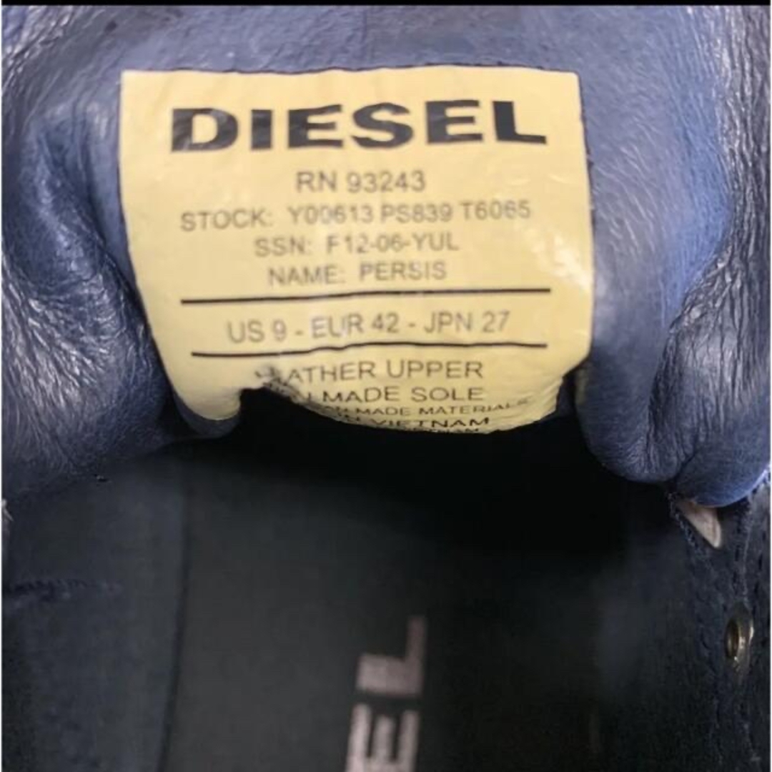 DIESEL(ディーゼル)のディーゼル  スニーカー　サイズ27 メンズの靴/シューズ(スニーカー)の商品写真