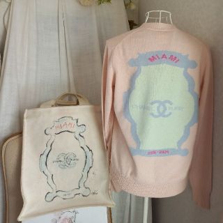 シャネル(CHANEL)のシャネル2009 マイアミコレクション　カシミアカーディガン(バックお揃いあり)(カーディガン)