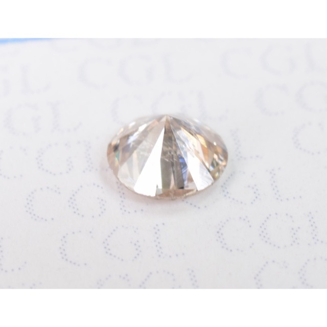 0.202ct LIGHT BROWN I1 POOR 中央宝石研究所 レディースのアクセサリー(その他)の商品写真