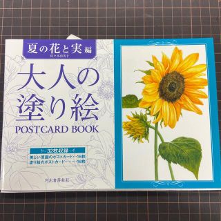 大人の塗り絵ＰＯＳＴＣＡＲＤ　ＢＯＯＫ 夏の花と実編(アート/エンタメ)