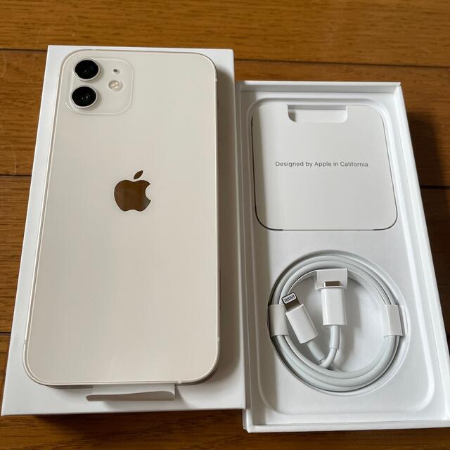 人気絶頂 Apple iPhone 12 MGHP3J/A 64GB 64GB ホワイト 白 library