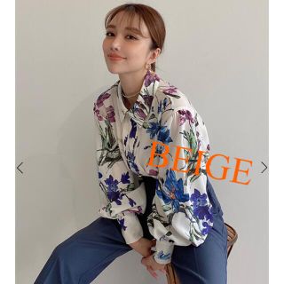 エイミーイストワール(eimy istoire)の新品未使用♡eimy istoire♡ elleme flower シャツ(シャツ/ブラウス(長袖/七分))