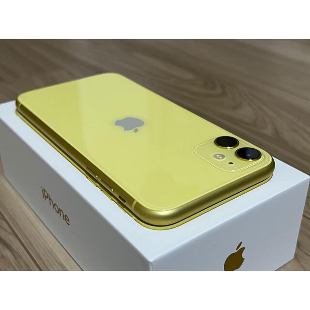 超美品・付属品セット】iPhone11 イエロー 128GB SIMフリー