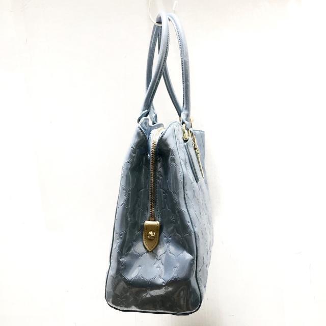 ANNA SUI(アナスイ)のアナスイ ハンドバッグ - ブルー×ベージュ レディースのバッグ(ハンドバッグ)の商品写真