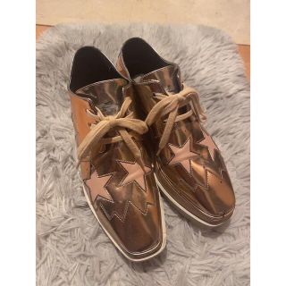 ステラマッカートニー(Stella McCartney)のエリス シューズ ローズゴールド 34サイズ(スニーカー)