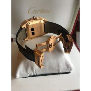 カルティエ Cartier サントス100MM PG ピンクゴールド 18K