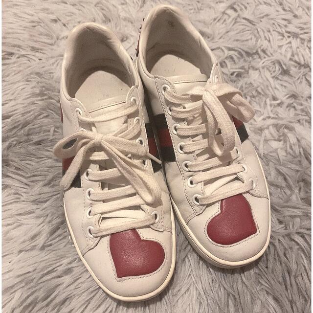 Gucci - GUCCI スニーカー ハート 34サイズの通販 by Mu's SHOP