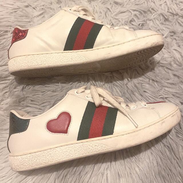 Gucci - GUCCI スニーカー ハート 34サイズの通販 by Mu's SHOP