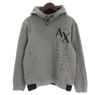 アルマーニエクスチェンジ(ARMANI EXCHANGE)のアルマーニエクスチェンジ 2019年製 パーカー 長袖 刺繍 グレー XS(パーカー)