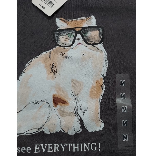 PAUL & JOE(ポールアンドジョー)のPAUL & JOE　ユニクロ　コラボ　猫　Tシャツ レディースのトップス(Tシャツ(半袖/袖なし))の商品写真