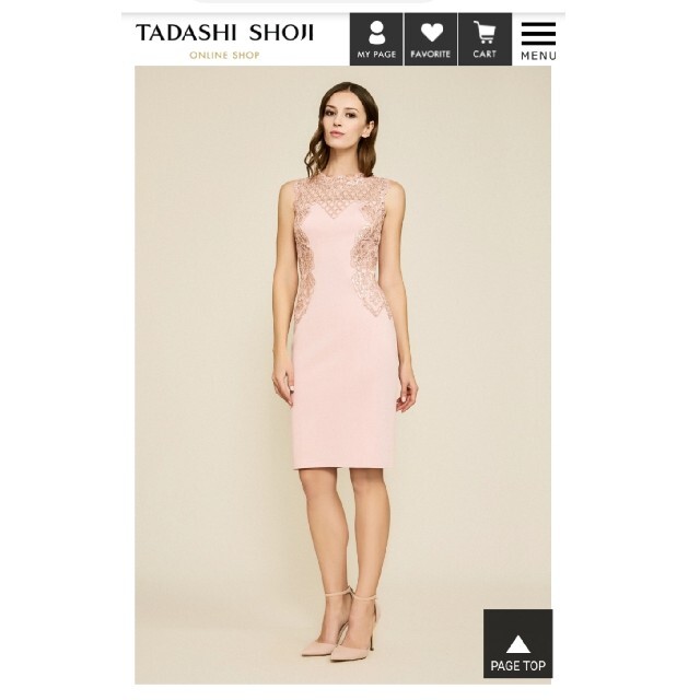 TADASHI SHOJI - タダシ・ショージ ワンピース ピンクの通販 by sara's ...