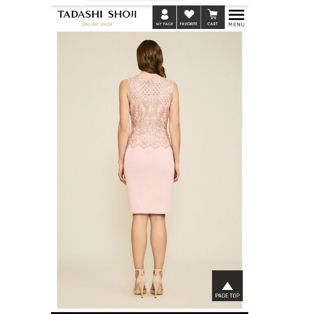 TADASHI SHOJI   タダシ・ショージ ワンピース ピンクの通販 by sara's