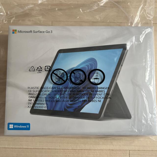 Microsoft(マイクロソフト)のSurface Go 3 8VA-00015 マイクロソフト 新品 スマホ/家電/カメラのPC/タブレット(ノートPC)の商品写真