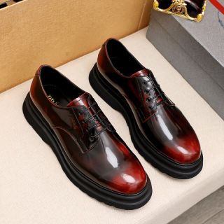 PRADA - PRADA プラダ モノリス ブラッシュドレザー レースアップ PRADA - PRADA プラダ モノリス ブラッシュドレザー レースアップ