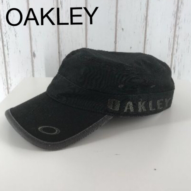 Oakley(オークリー)の★オークリー　OAKLEY  帽子　キャップ　黒　ブラック★ メンズの帽子(キャップ)の商品写真