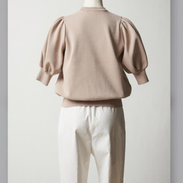 yori コットンパフスリーブニット | alfasaac.com