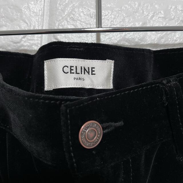 にゃんkohh様専用】20AW Celine セリーヌベルベットフレアパンツ