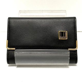 ダンヒル(Dunhill)のダンヒル キーケース美品  - 黒×ゴールド(キーケース)