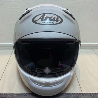 Arai Astro IQ ヘルメット グラスホワイト サイズMedium(ヘルメット/シールド)