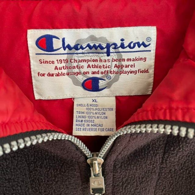 90sCHAMPION VINTAGE FLEECE HOODIE JACKET