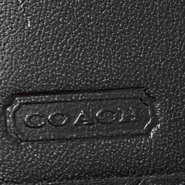 COACH(コーチ)のコーチ 2つ折り財布 シグネチャー柄 黒 レディースのファッション小物(財布)の商品写真