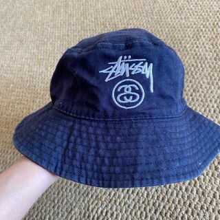 ステューシー(STUSSY)の【stussy】バケットハット バケハ デニム生地 ステューシー(ハット)