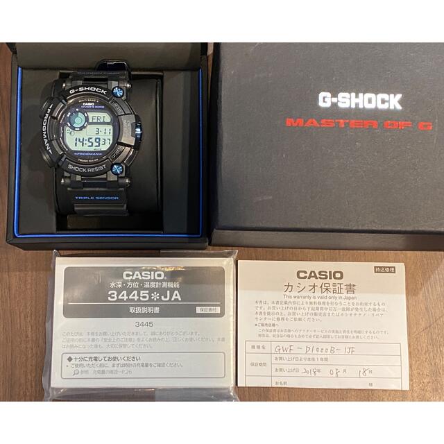 カシオ フロッグマンG-SHOCK GWF-D1000B-1JF メンズの時計(腕時計(デジタル))の商品写真