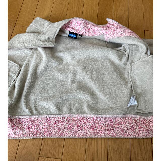 KAVU(カブー)のKAVU フリースジャケット　ベージュ　M レディースのジャケット/アウター(その他)の商品写真