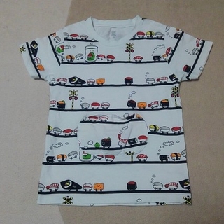 グラニフ(Design Tshirts Store graniph)のグラニフ(graniph) キッズ  スシ トレイン  Tシャツ  130(Tシャツ/カットソー)