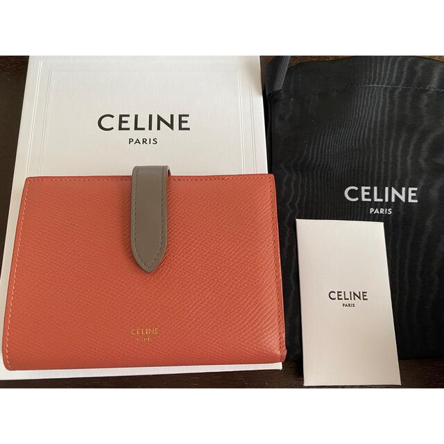 CELINE セリーヌ ミディアムストラップウォレット財布