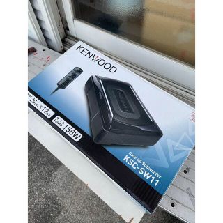 ケンウッド(KENWOOD)のKENWOOD KSC-SW11 チューンアップサブウーファー未使用、新品(カーオーディオ)