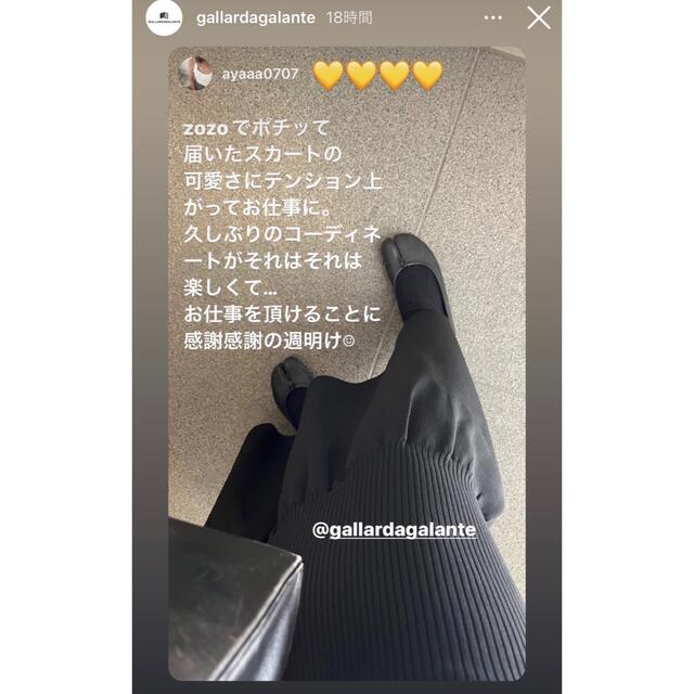 GALLARDA GALANTE(ガリャルダガランテ)のクーポン値下げ中！金子綾さん私物 ガリャルダガランテ　ニットマーメイドスカート レディースのスカート(ロングスカート)の商品写真