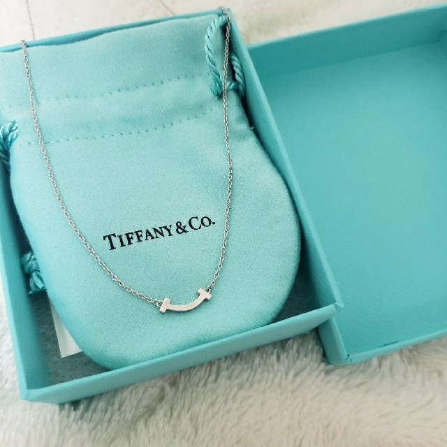 Tiffany & Co. - 【K】ティファニー  Tスマイルネックレス