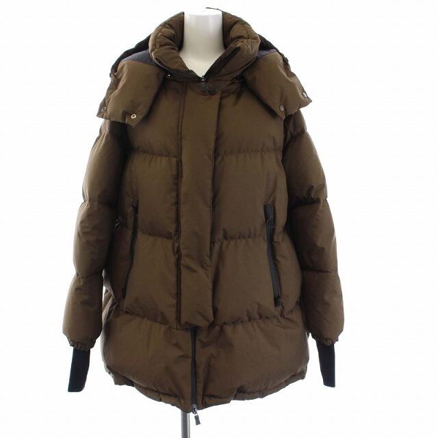 HERNO(ヘルノ)のヘルノ 20-21AW オーバーサイズ ラミナー ダウンコート ハーフ丈 38 レディースのジャケット/アウター(ダウンコート)の商品写真