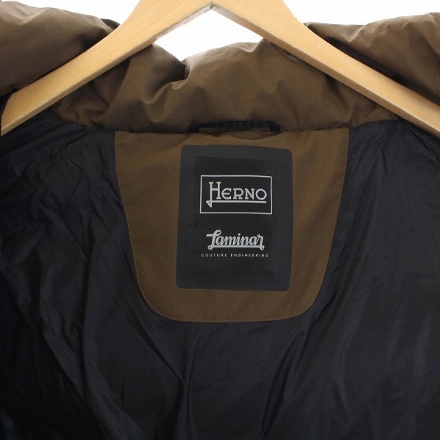 HERNO(ヘルノ)のヘルノ 20-21AW オーバーサイズ ラミナー ダウンコート ハーフ丈 38 レディースのジャケット/アウター(ダウンコート)の商品写真