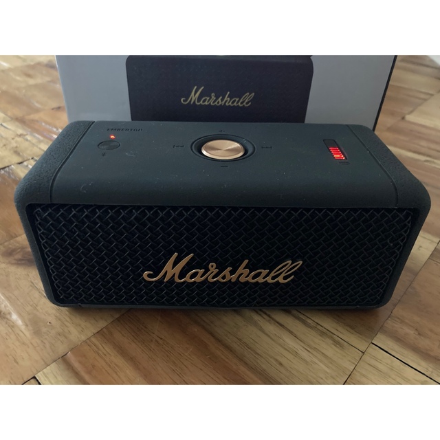 Marshall Bluetooth対応360度スピーカー黒x金 8