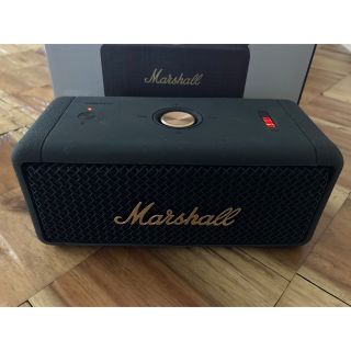 Marshall Bluetooth対応360度スピーカー黒x金