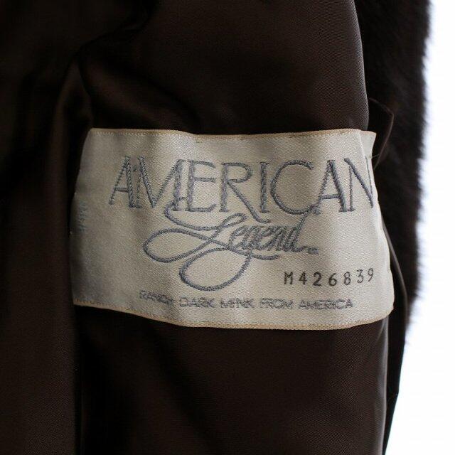 other(アザー)のアメリカンレジェンド 毛皮コート シェアードミンクコート ミドル 茶 レディースのジャケット/アウター(その他)の商品写真