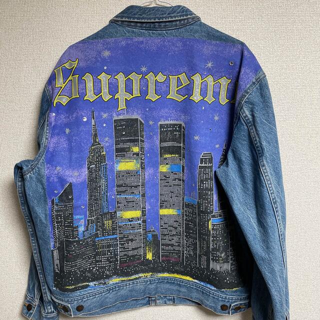 Supreme(シュプリーム)のsupreme newyork painted trucker jacket  メンズのジャケット/アウター(Gジャン/デニムジャケット)の商品写真