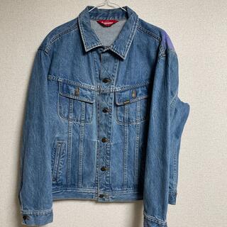 シュプリーム(Supreme)のsupreme newyork painted trucker jacket (Gジャン/デニムジャケット)
