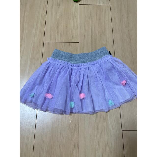 KP(ニットプランナー)のKP チュールスカート2枚　90 ニットプランナー キッズ/ベビー/マタニティのキッズ服女の子用(90cm~)(スカート)の商品写真