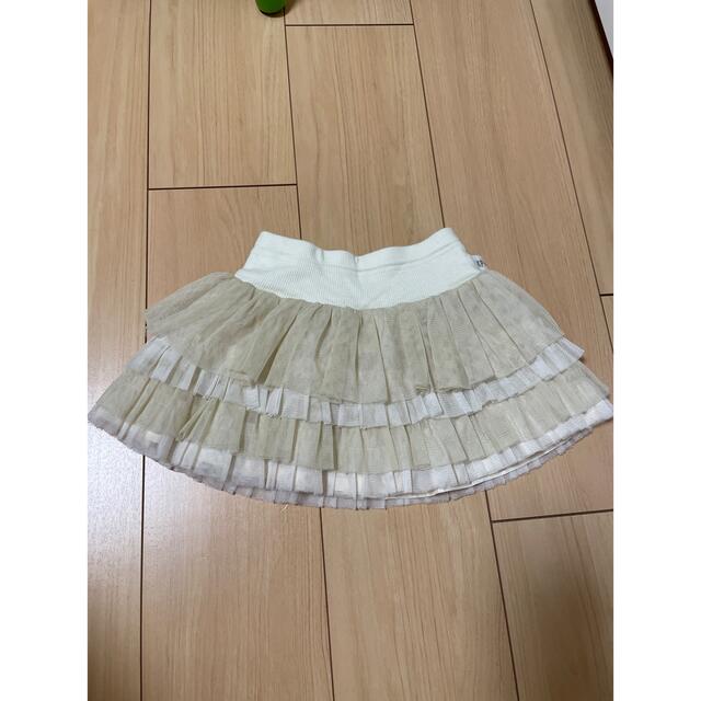 KP(ニットプランナー)のKP チュールスカート2枚　90 ニットプランナー キッズ/ベビー/マタニティのキッズ服女の子用(90cm~)(スカート)の商品写真