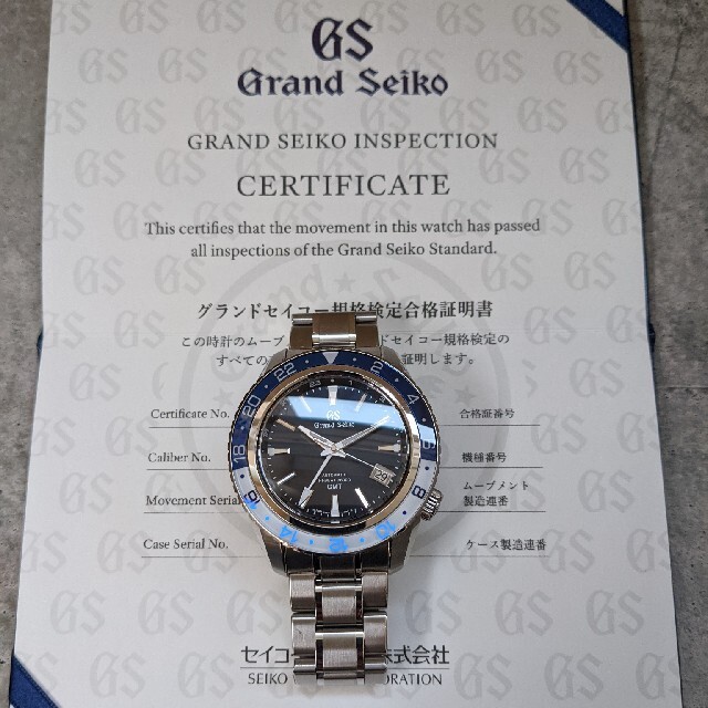 Grand Seiko(グランドセイコー)の売約済　GRAND SEIKO HIGH BEAT GMT SBGJ237 メンズの時計(腕時計(アナログ))の商品写真