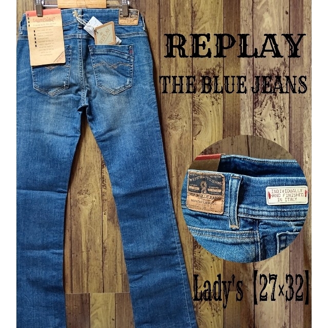 Replay - 【REPLAY】THE BLUE JEANS/タイトフレアデニムパンツ☆新品