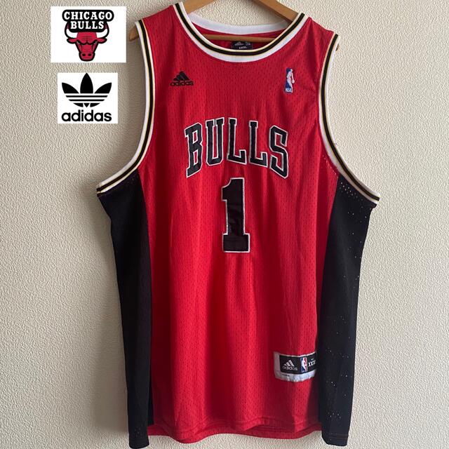 日本に 激レア NBA デリック ローズ ROSE #1 ユニフォーム 美品